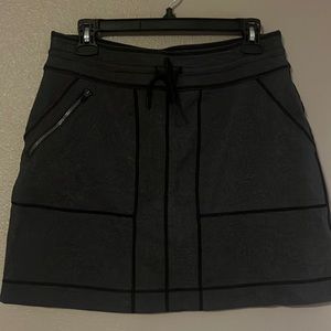 Charcoal grey skort